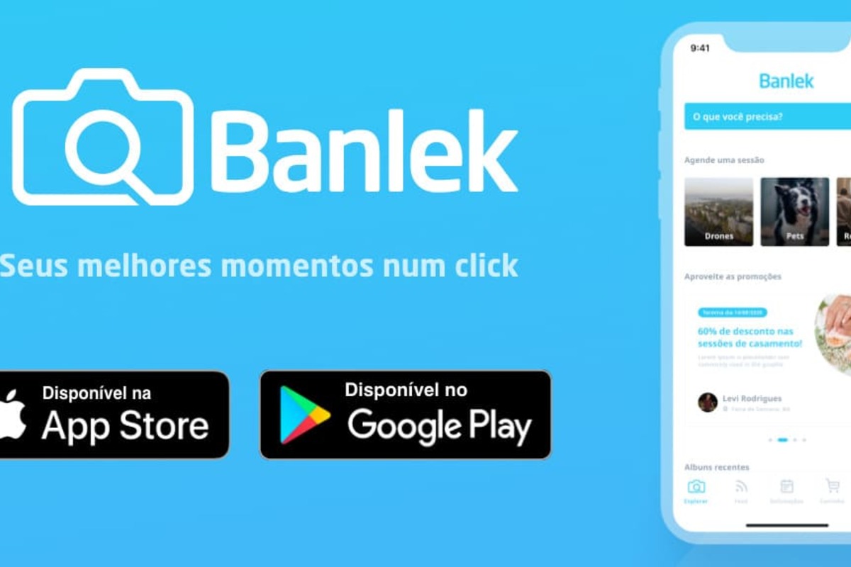 Banlek, plataforma de fotografia com venda online