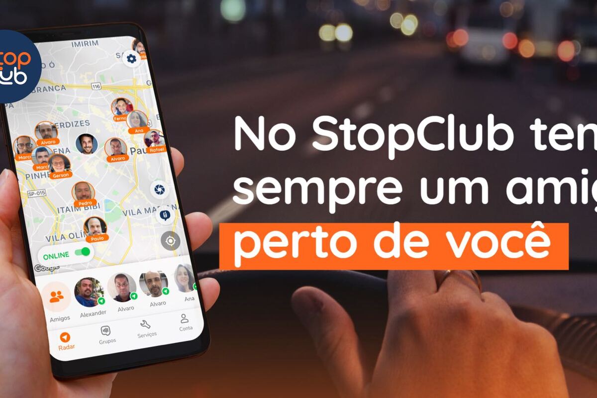 StopClub, produto mobile para motoristas